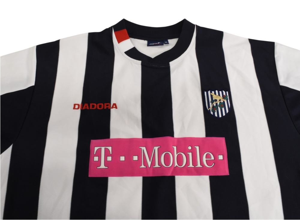 2004/05 West Bromwich Albion FC Home Football Shirt Size XXL Diadora Blue/White VGC - Image 3 of 3