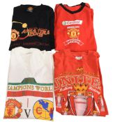 4x Manchester United FC T-Shirts Official and Unofficial Size XL or XXL VG-G condition