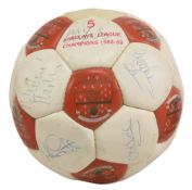 1988-89 Arsenal Multi Signed Minerva Football, with signatures of Paul Merson, Alan Smith, Ray