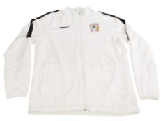 Coventry City FC Training Jacket Size Large Nike White Zipped pockets VGC
