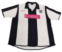 2005/06 West Bromwich Albion FC Home Football Shirt Size XXL Diadora Blue/White VG-G condition