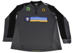 2022/23 Wolverhampton Wanderers FC Player Issue Football Jacket #13 Size Medium Castore Grey VGC
