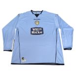 2004/05 Leeds United FC 3rd Football Shirt Size Large Diadora Blue VGC
