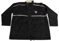 2001 Manchester United FC Raincoat Size 50” Bangkok Pepsi Black VGC