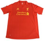 2012/13 Liverpool FC Home Football Shirt #3 Size XL Warrior Red VGC