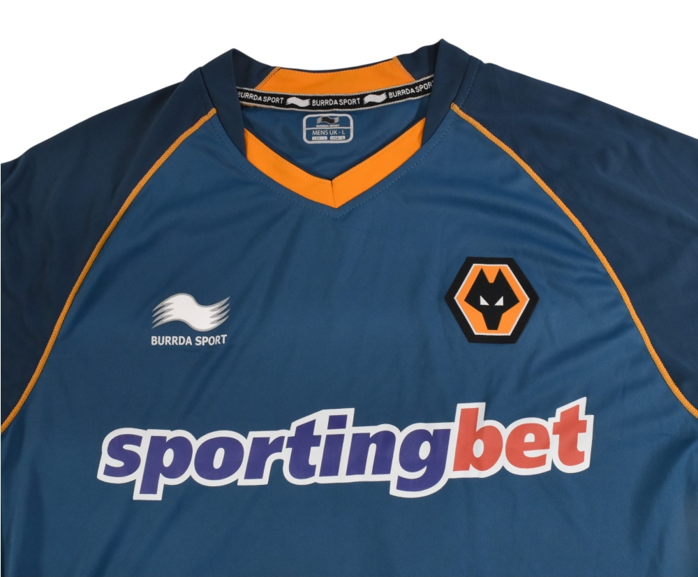 2012/13 Wolverhampton Wanderers FC Match worn Away Football Shirt #16 Size Large Burrda Sport VGC - Image 3 of 3