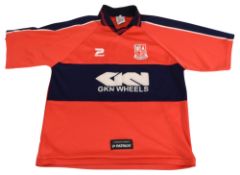 2001-2002 Telford United Replica Patrick Away Football Shirt, short sleeve with GKN sponsor logo -