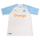 2018/19 Marseille FC Home Football Club Shirt Size Medium Puma White BNWT