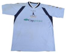 2006-2007 AFC Telford United Away Replica Shirt by Hummel, short sleeve with Capgemini logo, size L,