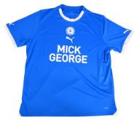 2023/24 Peterborough United Home Football Shirt in blue, short sleeve, Puma/Mick George, size XXL