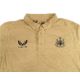 Newcastle United FC Polo Shirt Size Large Castore Gold VG-G condition with some bobbles - Image 3 of 3
