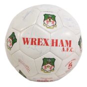 1990s Wrexham Multi Signed Bodla size 5 Football, signatures require some research