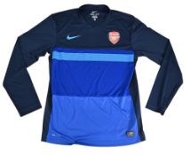 Arsenal Training Football Shirt in blue, long sleeve, Nike, size M