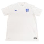 2014-2016 England FC Home Football Shirt Size Medium Nike White VGC