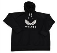 Wolverhampton Wanderers Castora Hoodie Training Top, black size XXL