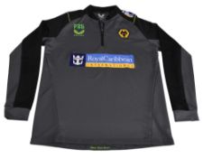 2022/23 Wolverhampton Wanderers FC Player Issue Football Jacket #25 Size Medium Castore Grey VGC