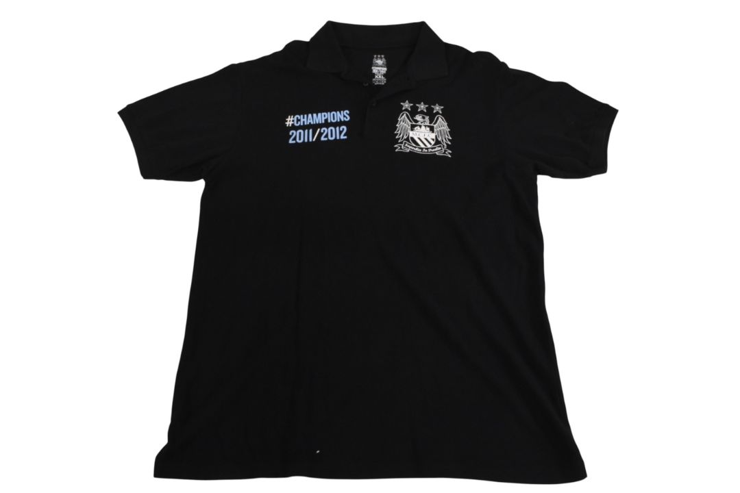 2x Manchester City FC Polo Shirts Premier League Champions 2014 and 2011/12, both size XXL and in - Image 3 of 3