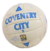 1990s Coventry City Multi Signed Football, with signature of Gary Breen, and others