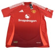 2024/25 Manchester United FC Home Football Shirt Size Large Adidas Red BNWT
