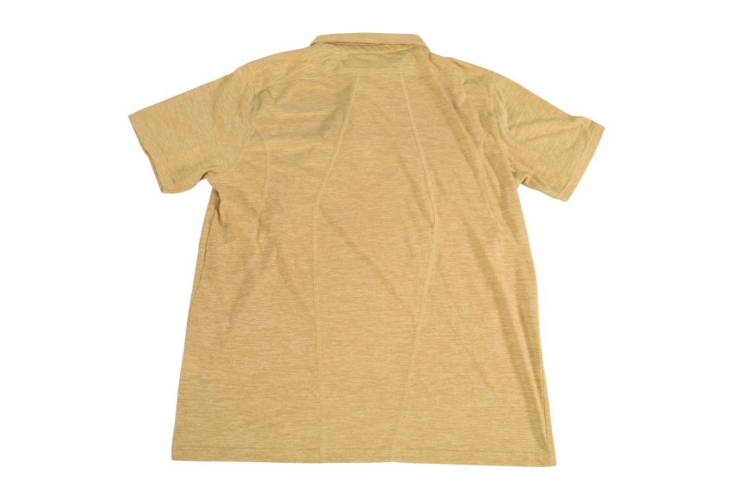 Newcastle United FC Polo Shirt Size Large Castore Gold VG-G condition with some bobbles - Image 2 of 3