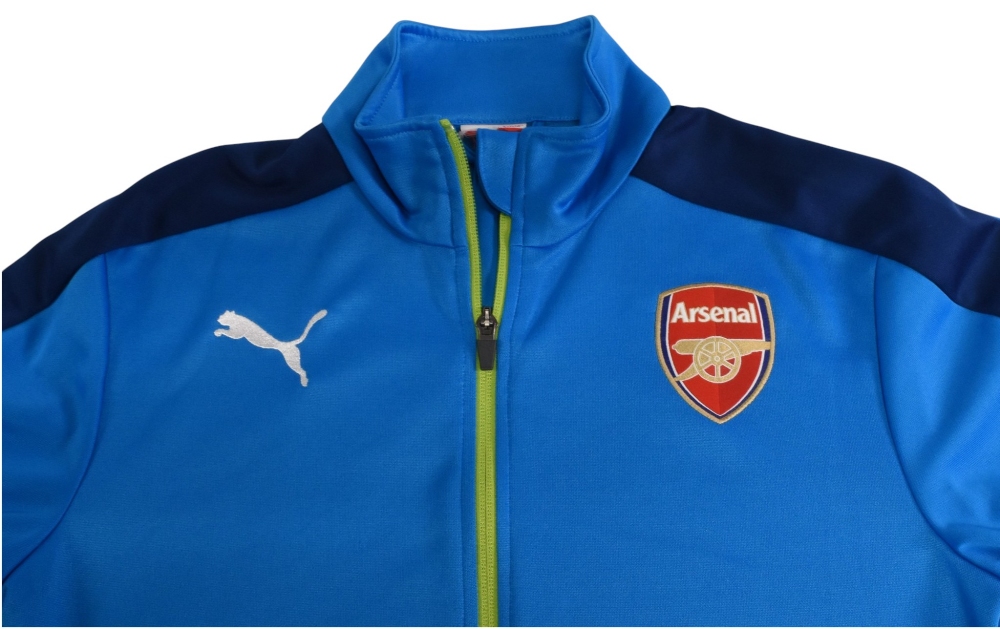 2014/15 Arsenal FC Jacket Size Small Puma Blue VGC - Image 3 of 3