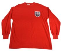 1966 England FC Away Football Shirt by Toffs Size XL Red VGC