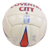 1990s Coventry City Multi Signed Football, with signatures of Steve Ogizovic and others