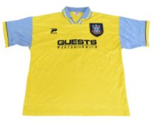 1995/96 West Bromwich Albion FC Away Football Shirt #4 Sneekes. Size Large Patrick Yellow VG-G