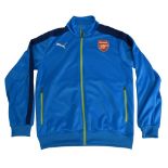 2014/15 Arsenal FC Jacket Size Small Puma Blue VGC