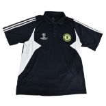 Chelsea FC Training/Leisure Football Shirt in black, with Champions League badge, short sleeve,