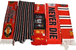 Manchester United FC bundle to include a scarf v Bayern Munich 2002 Champions League S/F, a