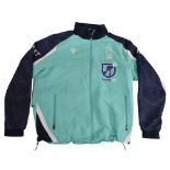 2021/22 Nottingham Forest FC Jacket Size Small Macron Turquoise VGC