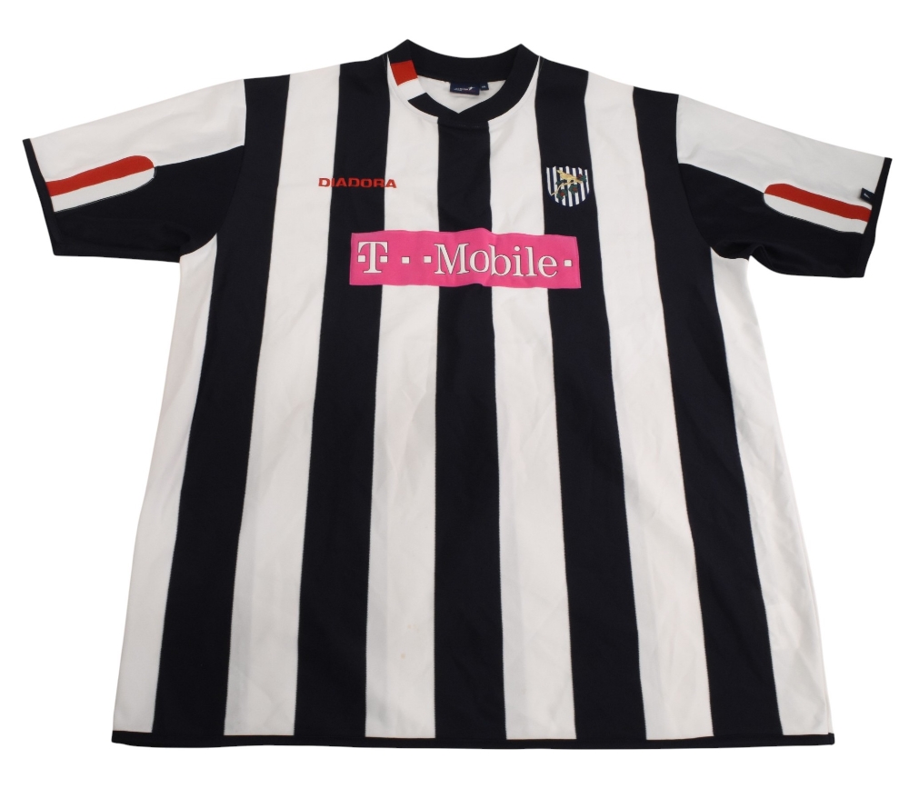 2004/05 West Bromwich Albion FC Home Football Shirt Size XXL Diadora Blue/White VGC