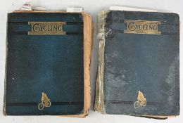 Bound Cycling Magazines 1914 and 1933 includes Cycling by Edmun Dangerfield, XLVIII July to December