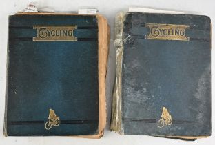 Bound Cycling Magazines 1914 and 1933 includes Cycling by Edmun Dangerfield, XLVIII July to December