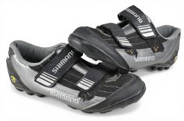 Shimano Cycling Shoes – size 27.8cm US10 – Velcro straps, cleats to sole – signs of use