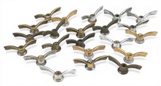 Cycling Accessories – Huret Wheel Hub Wing Nuts – mixed condition