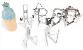 Cycling Accessories – assorted Bottle Holders and Bottle – Simplex, Cobra Italy, Paget bottle,