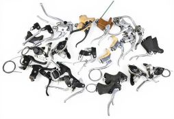 Cycling Parts/Accessories – Assorted selection of brake parts and levers etc – makers include Mafac,
