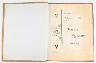 A Cycling Tour in the Scottish Highlands Publication – August 1898 by J E Leece, Printed at ‘Herald’