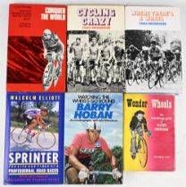 Cycling and Bicycle Books (6) to incl Wonder Wheels Autobiography of Eileen Sheridan, Conquer The