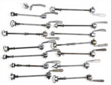 Cycling Accessories - Campagnolo Quick Release skewer selection (14) mixed condition measures 15-
