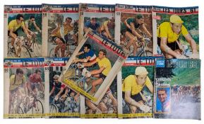1949-1968 Tour de France Le Tour Magazines, a good collection of French issued race histories