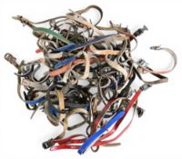 Quantity of cycling Toe Straps – assortment, vintage examples, Bianchi, MKS, etc mixed condition