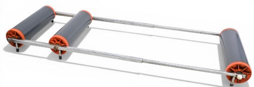 Indoor Bike Trainer / Rolling Road – adjustable width measures 18” approx. 3x adjustable settings