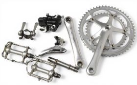 Campagnolo Equipment to include Xenon Rear Derailleur, Front Gear Changer, Veloce Chain Wheel 52/39,