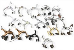 Assorted Bicycle brake callipers (15) – mixed selection with some details such as Altenburger x2,