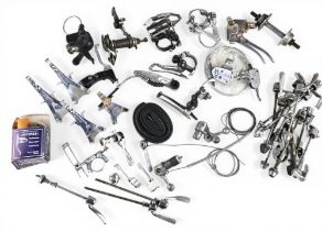 Cycling Accessories – Mixed selection includes quick release skewers (Shimano, Miche, Maillard),