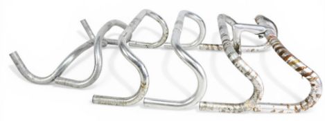 Cycling Accessories – 6x various Handlebars – details such as Cinelli 64-40 GIRO with Cinelli