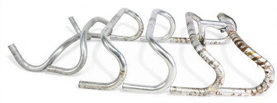 Cycling Accessories – 6x various Handlebars – details such as Cinelli 64-40 GIRO with Cinelli